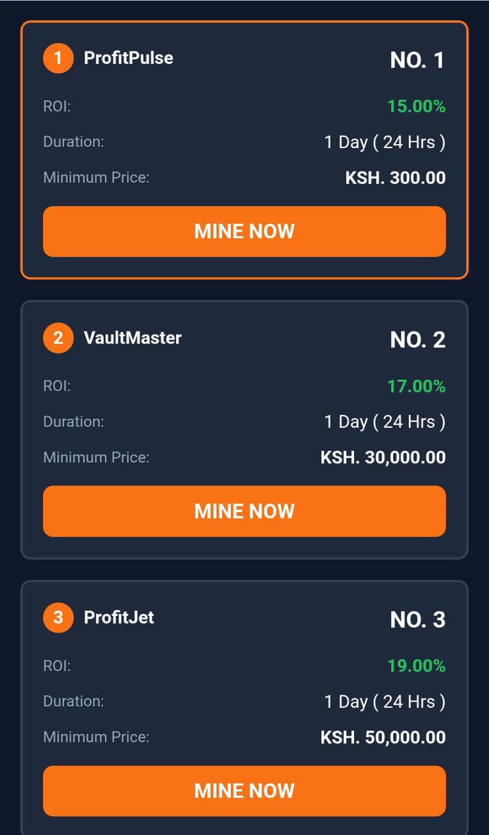 Crazybits88's tweet image. Hio mia tatu yenye wewe hutumia na Airtime or data bundles, ikiwa hapa MinersHub inakupatia 15% interest daily. Capital + interest is withdrawable anytime. No trading/mining skills needed since it's fully system automated. To get started, click 👉tinyurl.com/bpakutwu