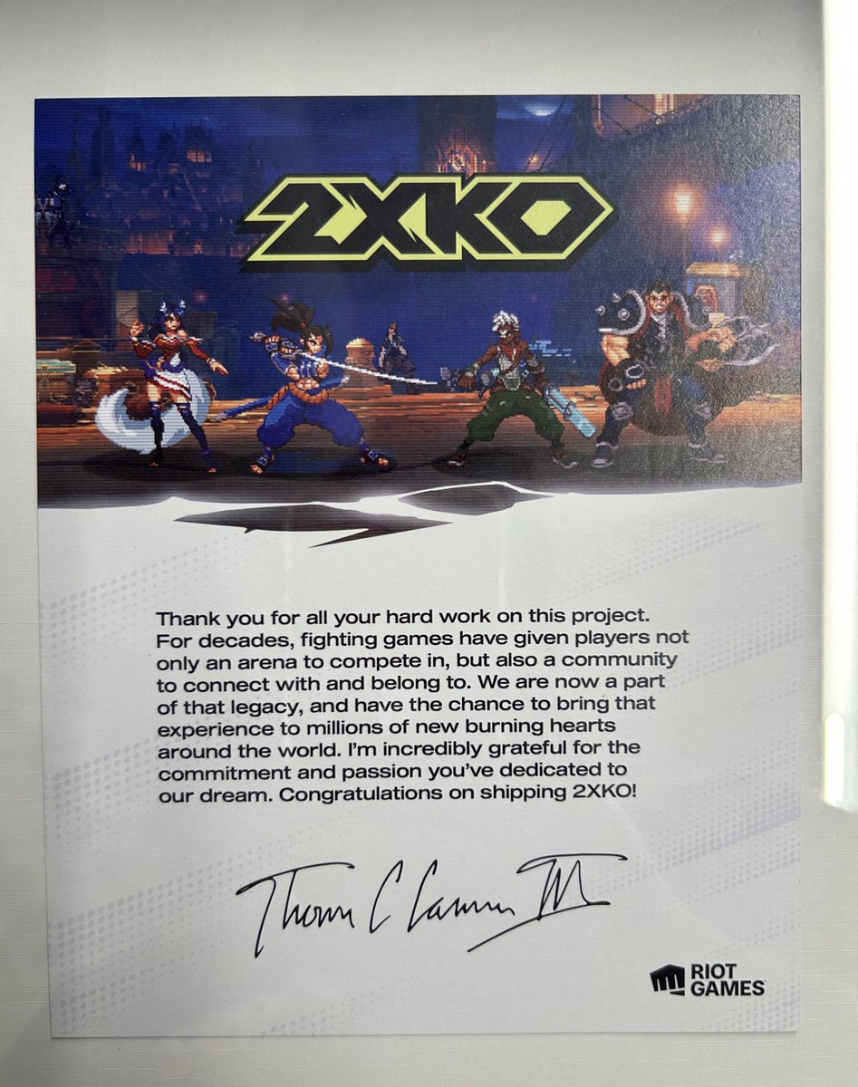 ApologyMan's tweet image. It’s been quite an adventure but today I can officially say I helped ship a full video game!

I hope everyone enjoys @Play2XKO!