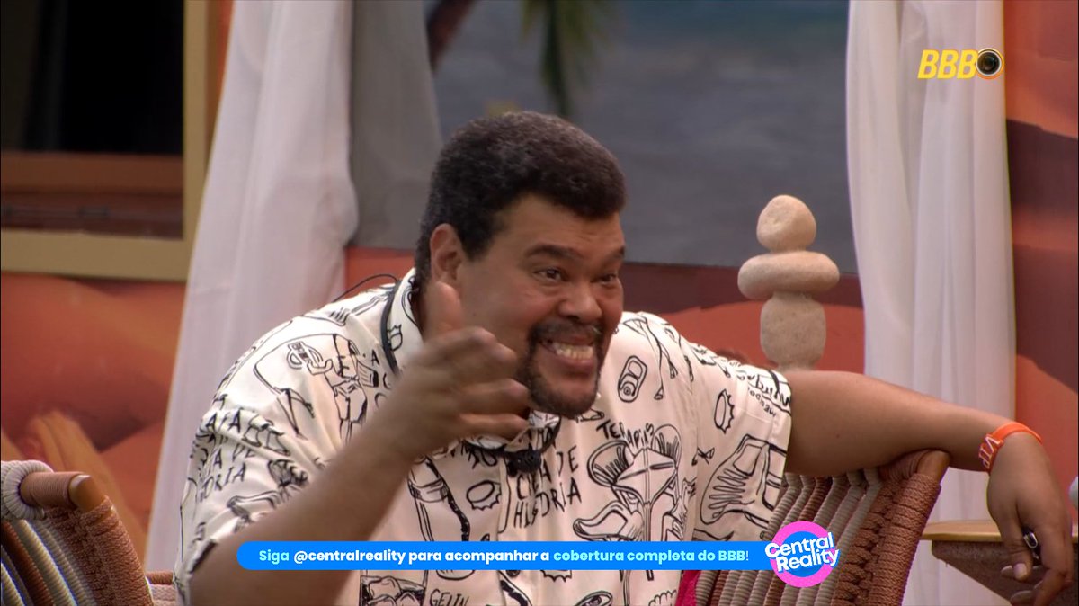 centralreality's tweet image. Babu comenta que não adianta entrar no programa com frases prontas, que quando ele disse 'bom dia é o caralho', não era esperando criar um meme, que tinha um contexto, mas foi espontâneo.