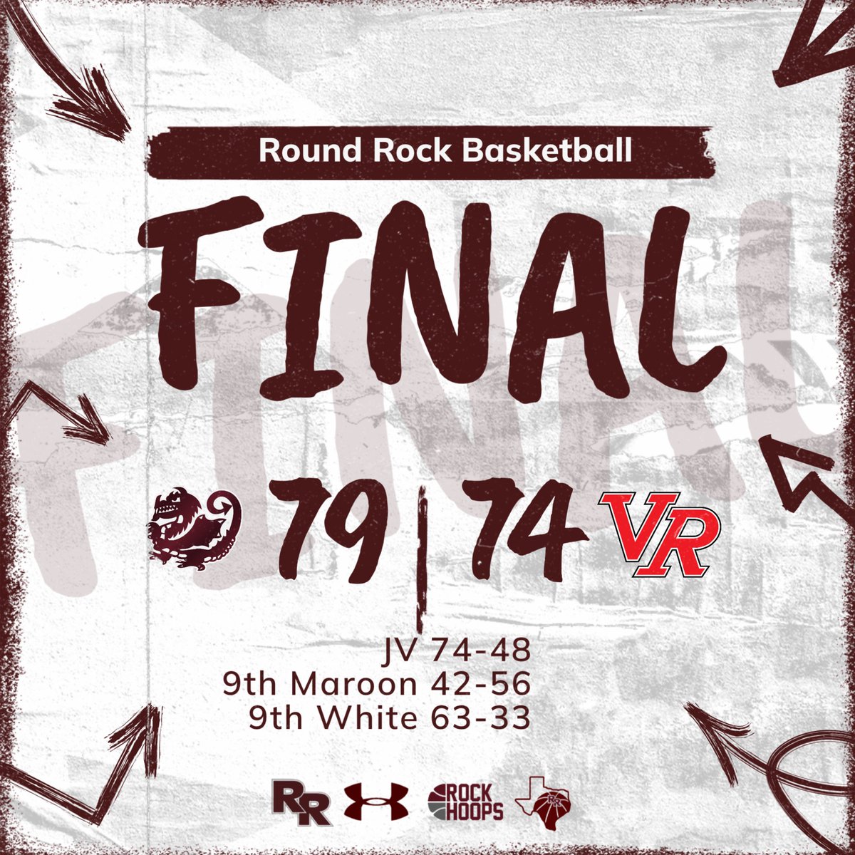 Dragons EARN the victory over a determined Vista Ridge squad! Proud of our resolve and finding a way to get it done tonight. Hats off to JV and Freshmen White for earning victories as well! #WEoverME #SharpenTheAxe