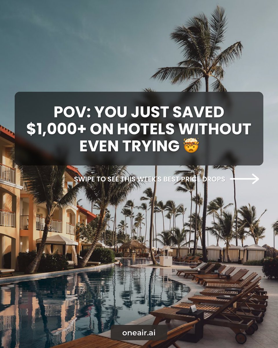 OneAir AI: Book Unbeatable Hotel and Flight Deals tweet media