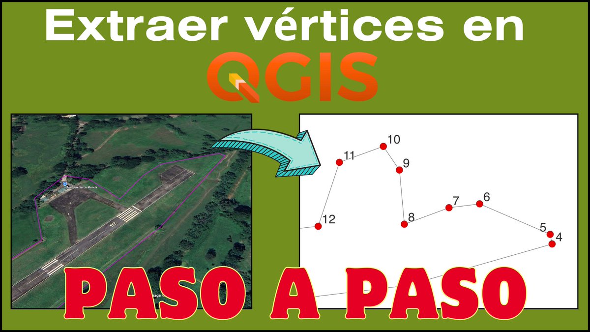 JJerezDigital's tweet photo. Extraer vértices de un polígono en QGIS (KMZ) | Coordenadas geográficas ... https://t.co/gXl9qDeISD a través de @YouTube https://t.co/cTypUGXPAM