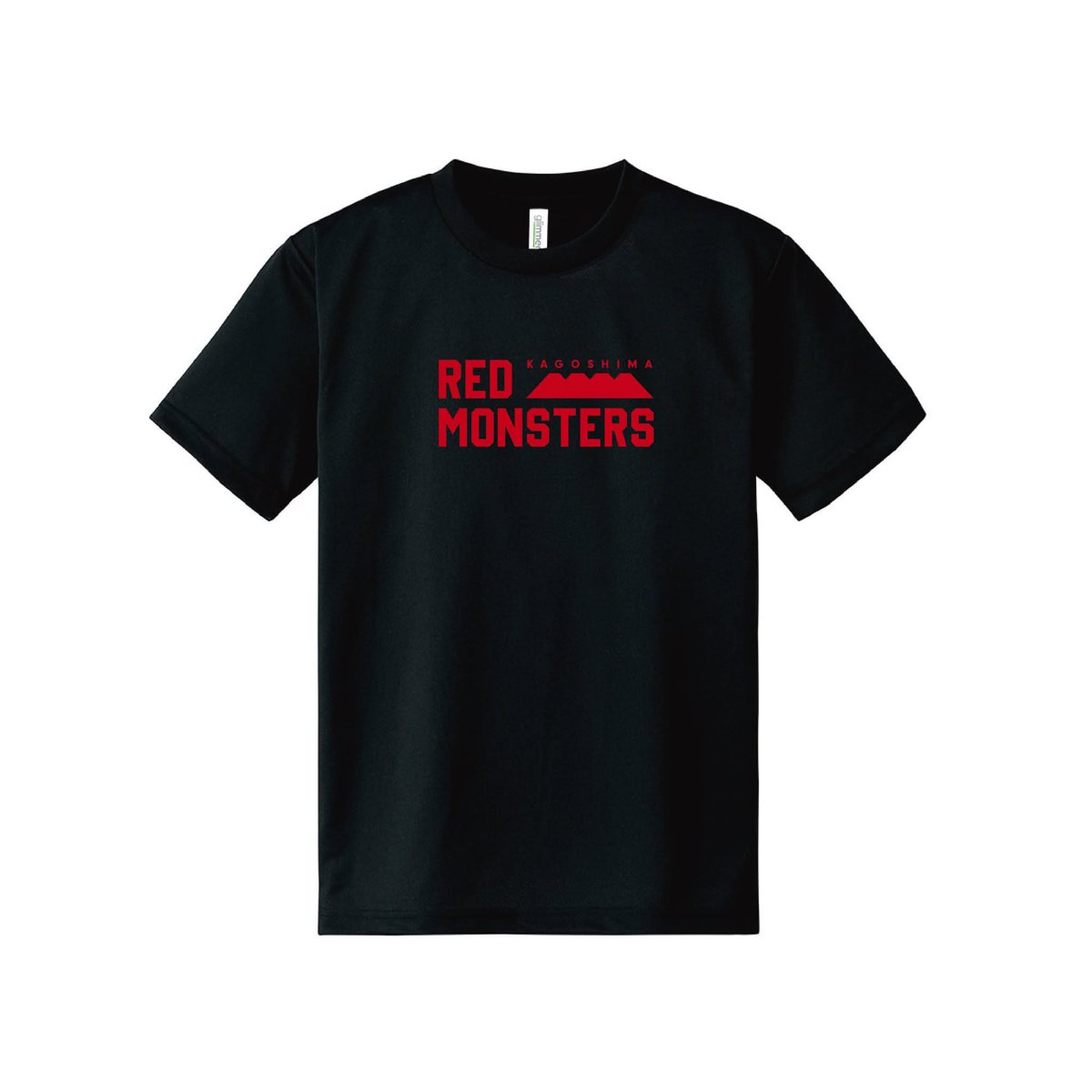 14kiu's tweet photo. Tシャツのデザインが変更になりました🙋‍♂️

今回はレブナイズの試合でも着れるようにブラックにしました！！

ロゴにある桜島を入れつつ、赤文字でカッコよく🙆‍♂️🙆‍♂️

今回も100枚限定ですので、お早めに！

#RedMonsters 
#鹿児島レブナイズ https://t.co/fABUWO0lI6