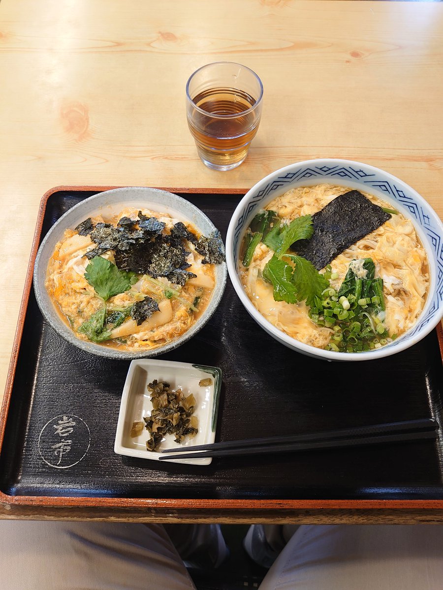 週2〜3で岩市に行ってますが
遂に″今日何にする？″と聞かれました🤣　これは常連と言って良いのでは？
注文はちょっとトリッキーに玉子丼+卵とじ（並）に