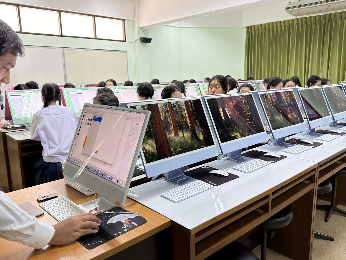 BrightMinho's tweet image. โรงเรียนในฝันเว่อออออ 🥺
มี iMac แบบสะใจ 🖥️
 
— โรงเรียนอัสสัมชัญคอนแวนต์ 
หนึ่งใน Apple Distinguished School 