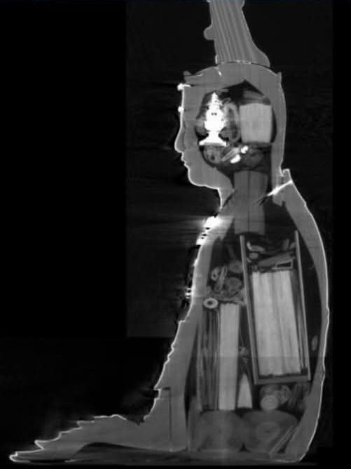 เปิดภาพ CT สแกนองค์พระ​พุ​ทธรูป​โบราณ พบวัตถุโบราณที่ถูกซ่อนไว้ในถึง 180 ชิ้น 

ปี 2018 นักวิจัยจากพิพิธภัณฑ์แห่งชาตินารา ร่วมกับผู้เชี่ยวชาญจากมหาวิทยาลัยแห่งชาติ นารา ได้ใช้เครื่องสแกน CT เพื่อตรวจสอบรูปปั้นพระโพธิสัตว์มอนจู ซึ่งเป็นพระโพธิสัตว์แห่งปัญญา สูงประมาณ 30 นิ้ว (ราว