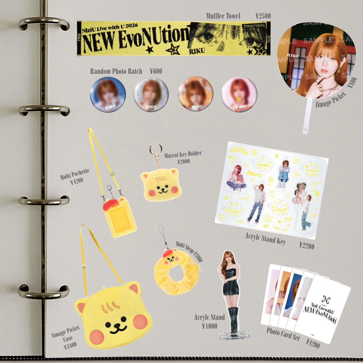 💛“𝗡𝗘𝗪 𝗘𝘃𝗼𝗡𝗨𝘁𝗶𝗼𝗻” 𝗥𝗜𝗞𝗨 𝗚𝗢𝗢𝗗𝗦 💛 ツアーグッズ