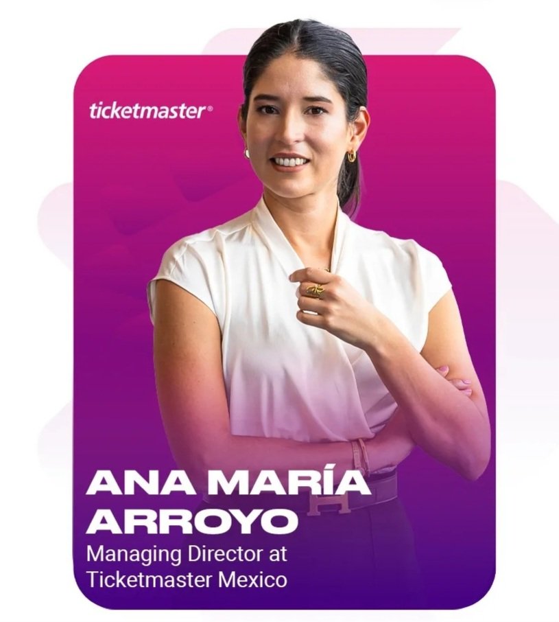 MochiButter7's tweet image. ESTA ES LA DIRECTORA GENERAL (ENCARGADA) DE TICKETMASTER Y ES EL CEO DE OCESA ‼️ SE LOS PEDIMOS POR LAS BUENAS Y NO QUISIERON. 
LA PAREJA DEL FUNDADOR DE OCESA ES SASHA SOKOL EX-INTEGRANTE DE TIMBIRICHE
#ARMYQuiereClaridad
#OcesaAnunciaPreciosBTS
#NoALosPreciosDinamicos