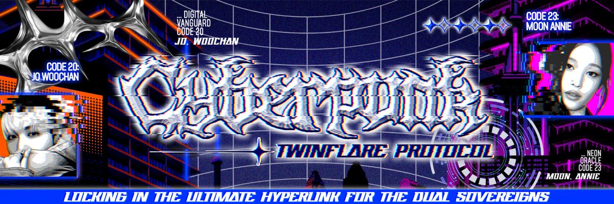 AirSignBirthday's tweet image. ㅤ
Signal uplink detected. Their codes echo through the skyline as the Twinflare line pulses awake. 𝗦𝗲𝘁 𝘆𝗼𝘂𝗿 𝗳𝗿𝗮𝗺𝗲, sync it with your feed, and let the network register your entry into their circuit. 👾

☆ [bingkain.com/cyberpunk-twin…]
ㅤ