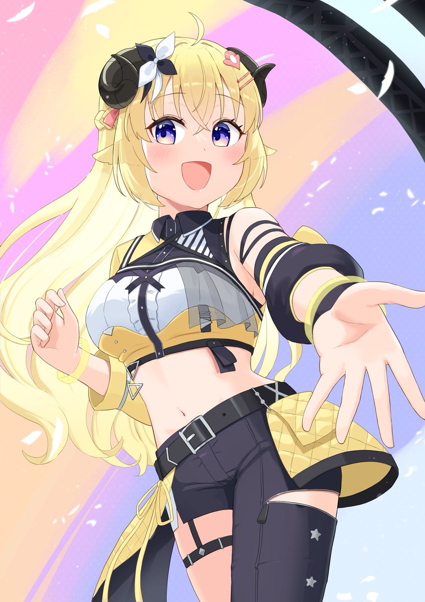 fes衣装のわためぇ🐏
普段の衣装とは違うパンツスタイルなのが新鮮で好き💛
#つのまきあーと
