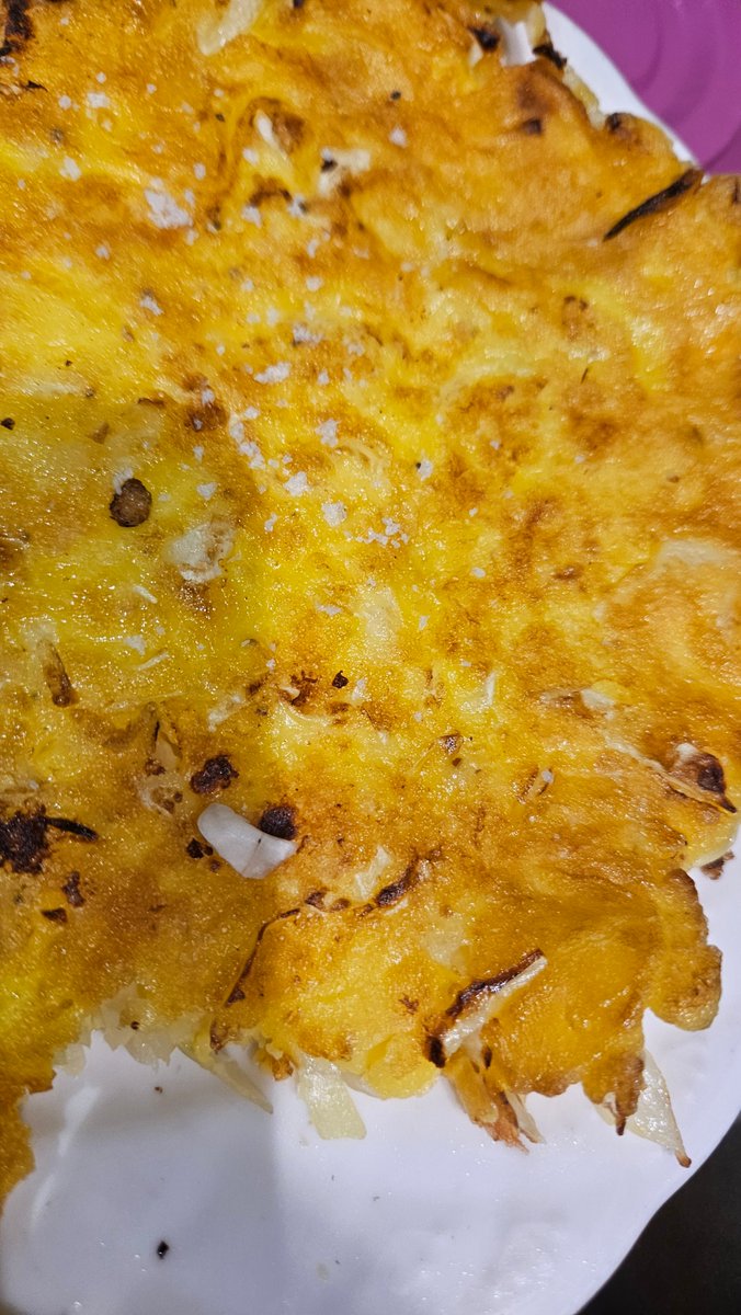 내가 만든 양배추전을 봐
황금색으로 빛나고있어