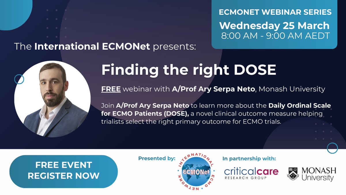 International ECMO Network (ECMONet) tweet media