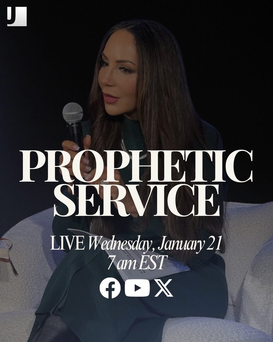 DrJoLynneW's tweet photo. PROPHETIC MORNING SERVICE🔥

⏰Set your clock and plan to join me in the morning.

All the details are below. ⬇️ 

•

▪️Wed. January 21

▪️7:00 am eastern

📺 Watch on the platform of your choice: YouTube • Facebook • X and my website or app, linked in bio 

Come ready to RECEIVE! Ensure you share with others so they can be blessed as well.

𝒟𝓇. 𝒥𝑜𝐿𝓎𝓃𝓃𝑒 𝒲𝒽𝒾𝓉𝓉𝒶𝓀𝑒𝓇
𝘑𝘰𝘓𝘺𝘯𝘯𝘦𝘞𝘩𝘪𝘵𝘵𝘢𝘬𝘦𝘳.𝘰𝘳𝘨 

#jolynnewhittakerministries