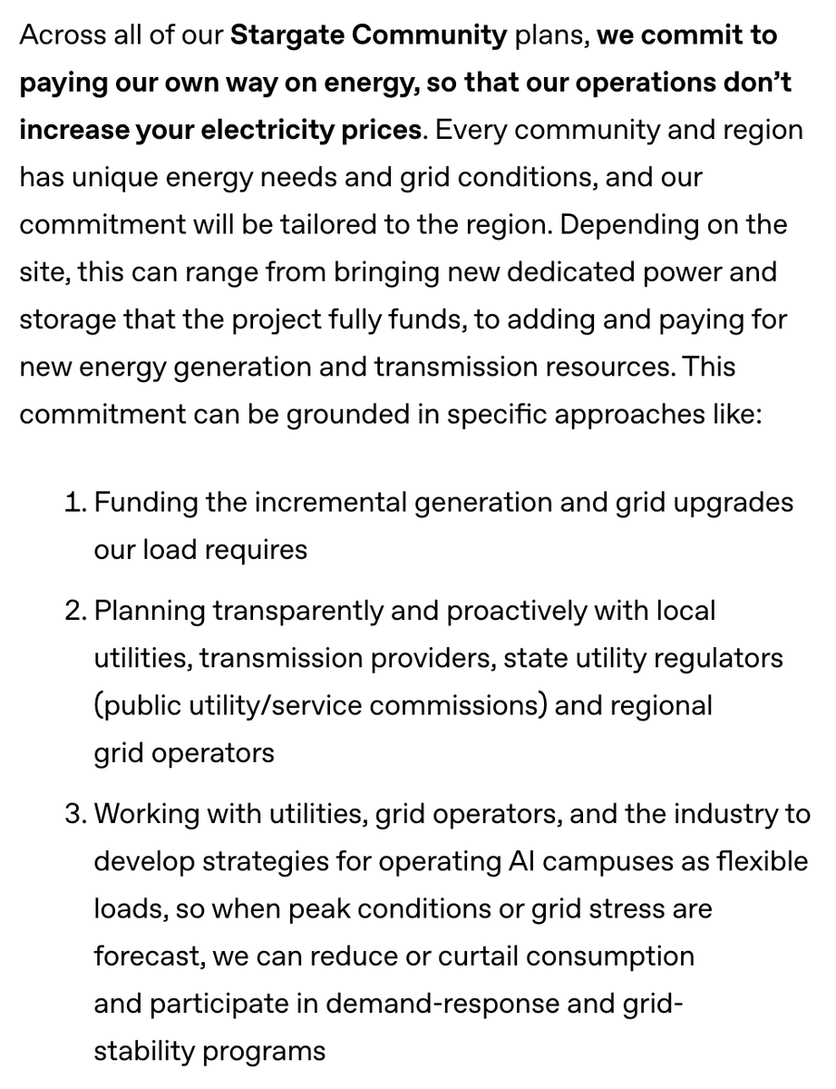 Energy commitment text