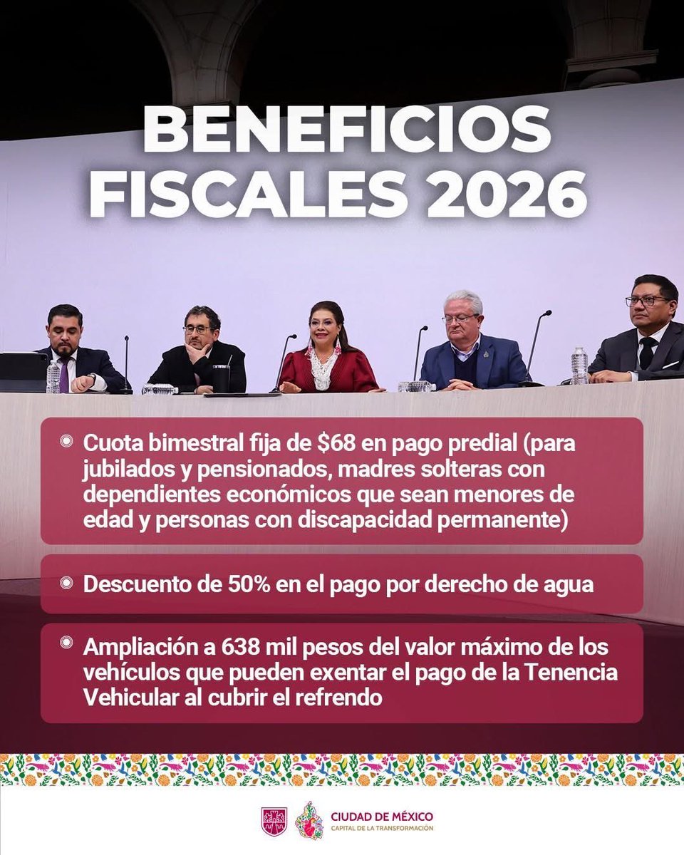 Acciones fiscales que tienen como resultado el beneficio de 4. 5 millones de personas.