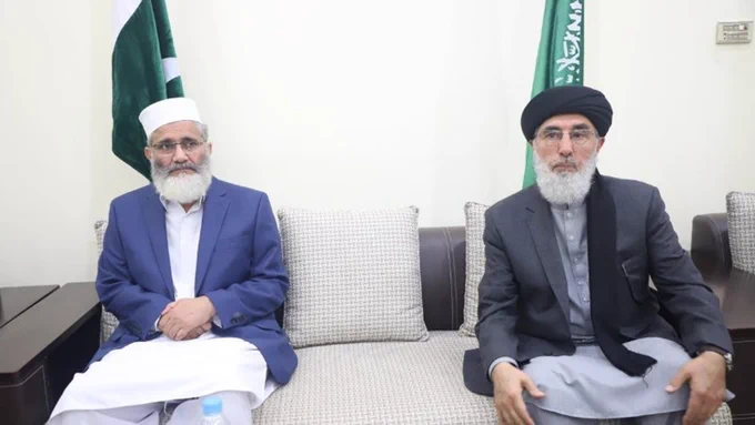 سراج الحق و گلبدین حکمتیار در مالیزیا درباره آینده امت اسلامی بحث و گفتگو کردند