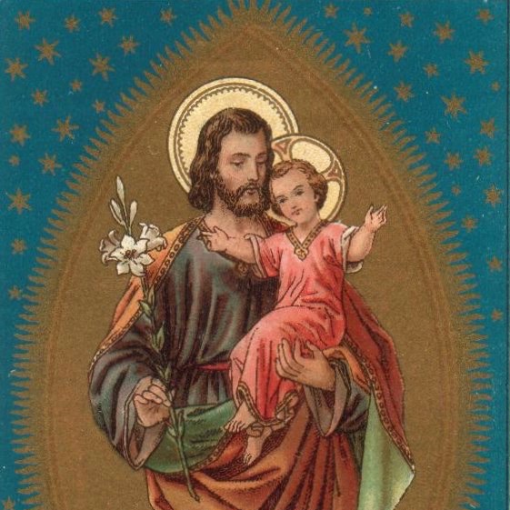 Heiliger Josef, Nährvater Jesu Christi und wahrer Bräutigam der seligsten Jungfrau Maria, bitte für uns und für die Sterbenden dieses Tages.