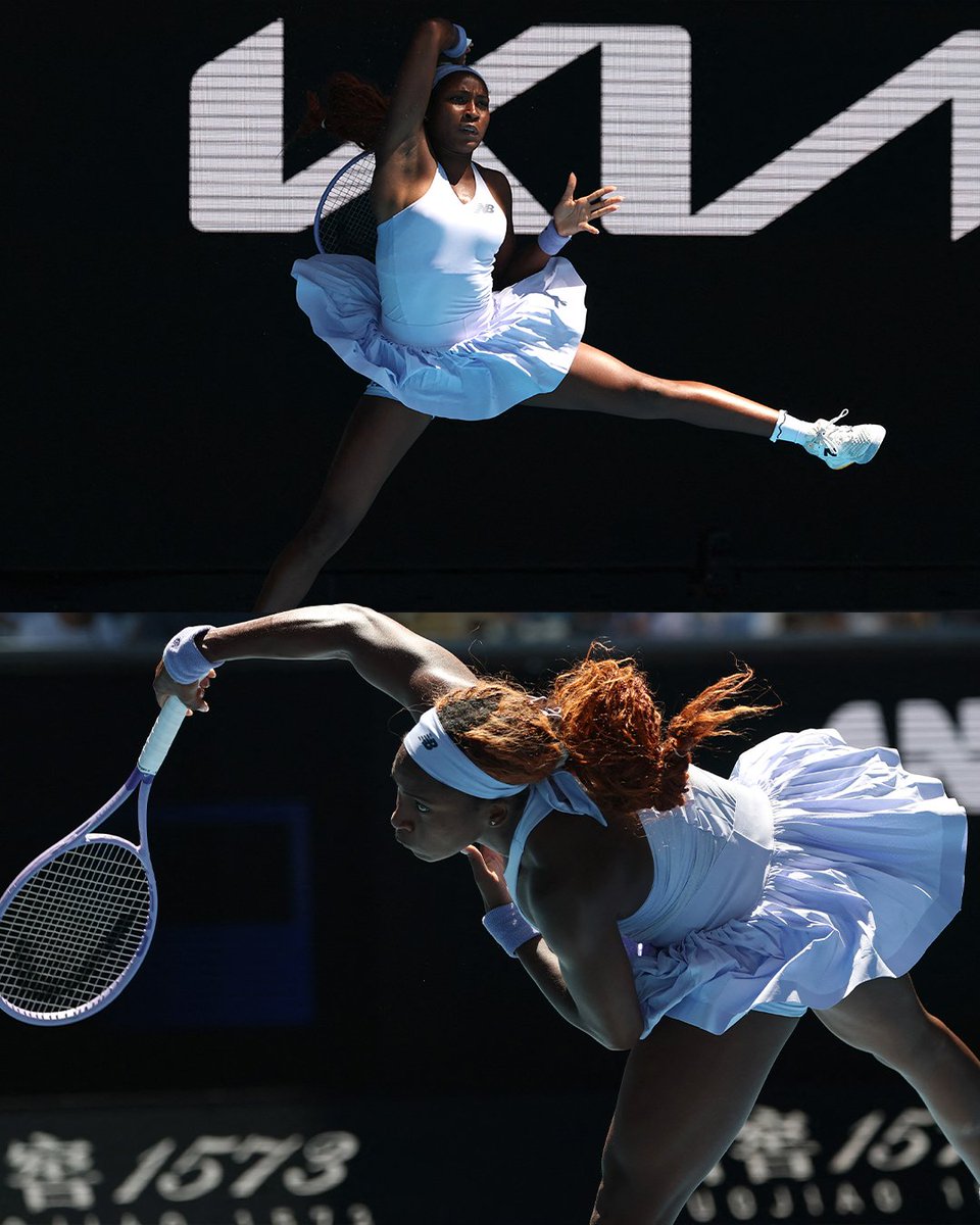 Coco Gauff doing what she does best in style 🩰😏