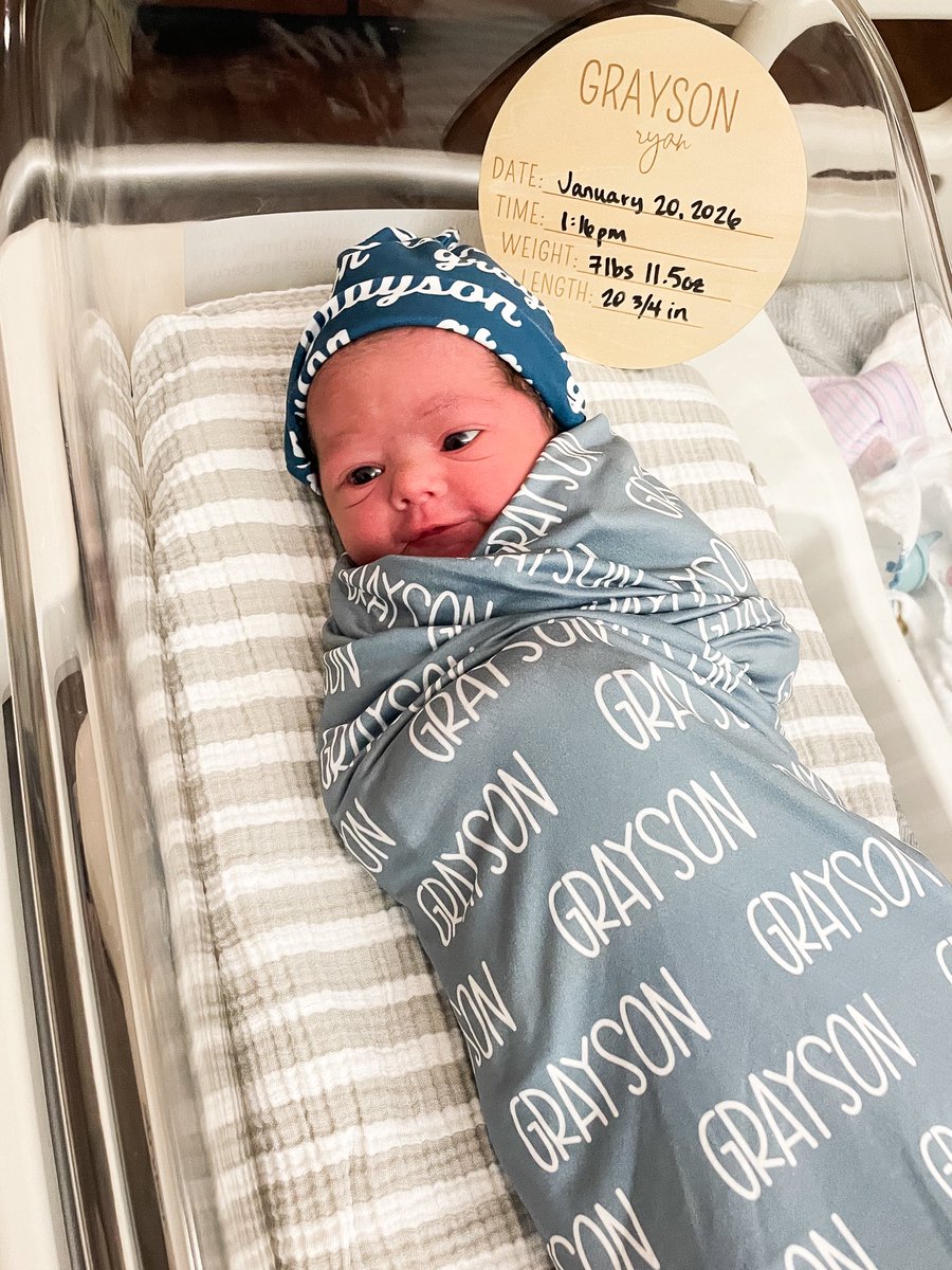 pchefphyllis's tweet image. Welcome to our 3rd grandson! GI GI and Pops love you so much! 
So thankful you arrived before our #iceweekend!
@wfaaweather