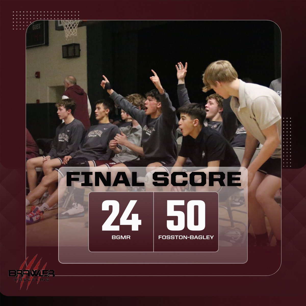 The Fosston-Bagley Brawlers beat the BGMR Gators 50-24 tonight up in Badger.  The Brawlers will head to Menahga for a big triangular on Thursday night with UNC and Deer River.

<a href="/krjbkrjmkkcq/">KRJB KRJM KKCQ Radio</a>