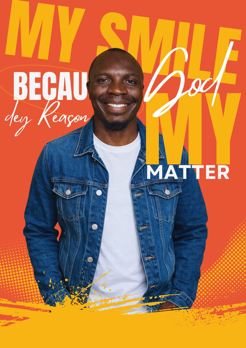 Smiling Through It 🙏

Sadness might knock, but it won't stay where joy lives 😊. Keep smiling, God's got your story writing!

Need a shut-down on sadness? Focus on cheer! 💪 because God dey reason your matter.

#KeepSmiling #GodDeReasonYourMatter #JoyComes