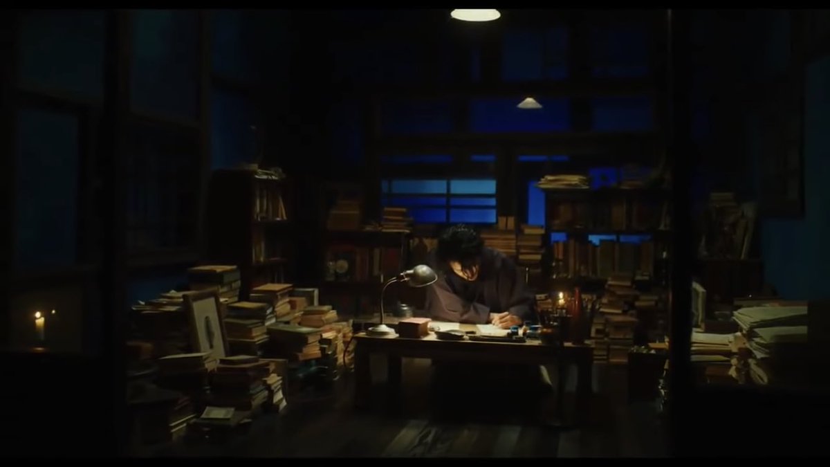Osam-Eu Dazai is writing Peach Flower Boy☁️🏛️📑🧋 tweet media