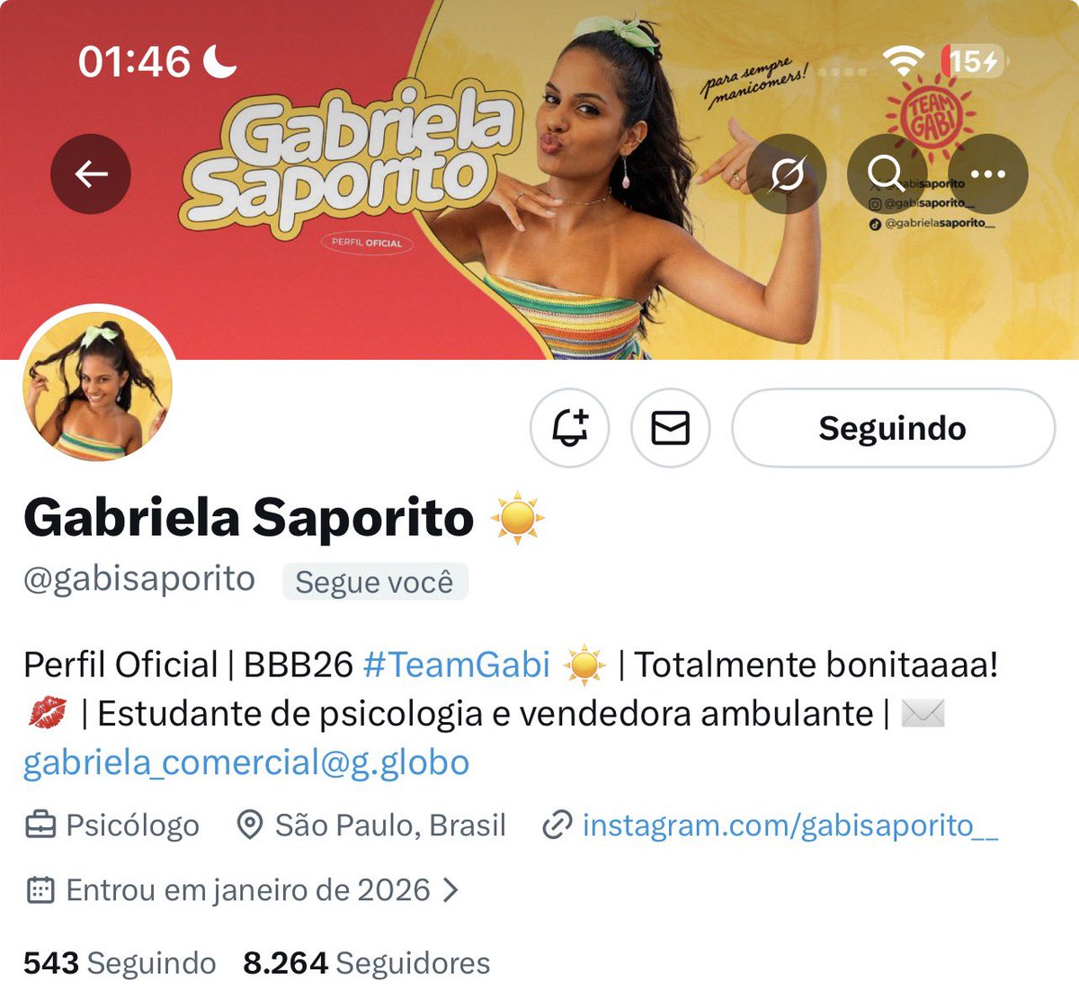 ivan #BBB26 tweet media