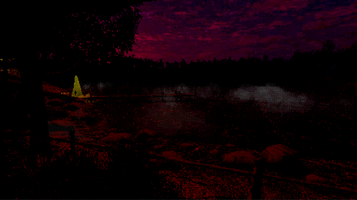 DEVHOURGAMES's tweet photo. LOVELAND is an immersive horror sim in which you investigate a Frog-Worshipping Cult within a rural trailer park in Loveland, Ohio.  

Will you uncover the twisted truth? Or join their ranks?

#indiegame | #gamedev | #horror | #lowpoly | #frog | #cryptid | #cult | #indiegamedev https://t.co/5u9vcnK3Dc