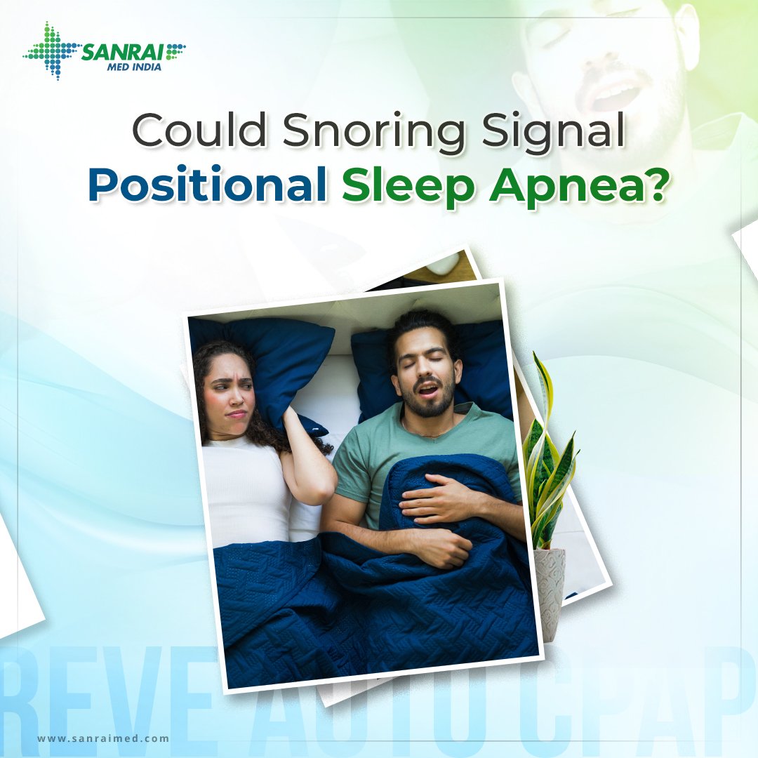 SanraiMed_India's tweet photo. Snoring combined with back sleeping may impact oxygen levels and heart health. Effective sleep therapy supported by a reliable sleep machine and auto CPAP machine strengthens sleep care and breathing stability.
Learn More: https://t.co/jcg9qvFUpL

#AutoCPAPMachine #SleepTherapy https://t.co/u2toqu6QKq