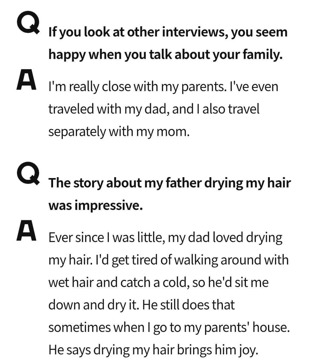 _bluustar's tweet image. Yu Jimin grew up with so much love 🥹 Yu Family is so precious.

esquirekorea.co.kr/article/1895618