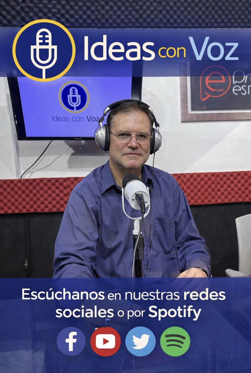 Cuando las ideas importan, merecen una voz. #IdeasConVoz un espacio de diálogo y reflexión.
Escúchanos en nuestras redes sociales o por Spotify.