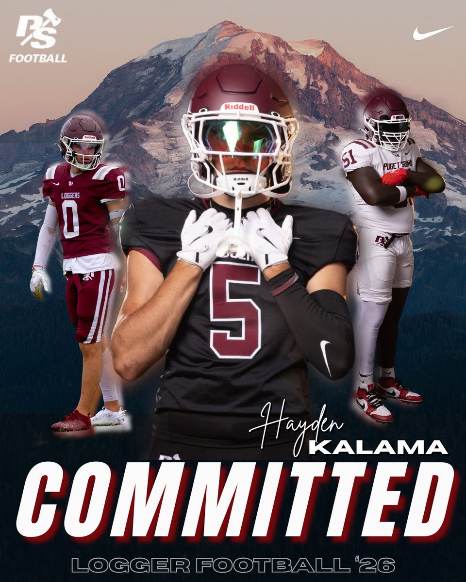 HaydenKalama5's tweet photo. I’m blessed to say I get a chance to play for the Logger. I’m officially committed to the University of Puget Sound and can’t wait to start my collegiate career here! Let’s goooooo!
#Loggerfamily #UPS
@jeffthomas4 @LOGGER_LBCOACH https://t.co/kfEEn8nztz