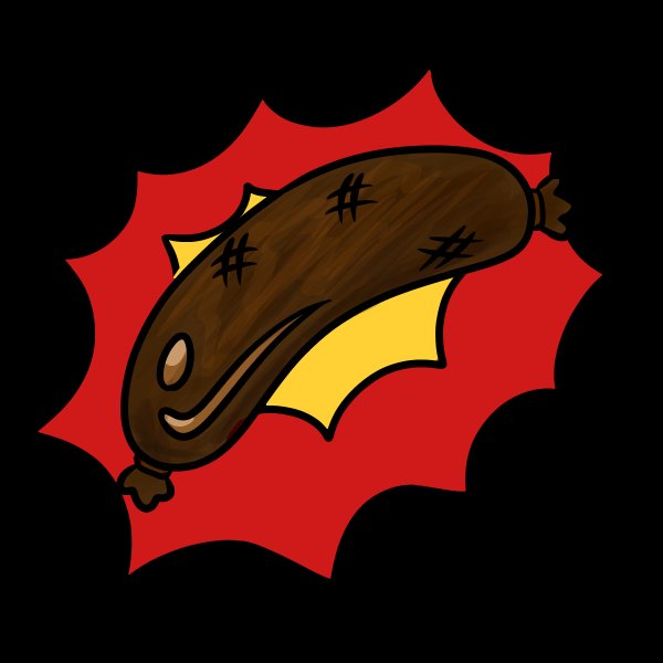 The_OG_Birb's tweet photo. I promise im not dead! Just been hit with a whole gotta irl stuff but at long last, more emotes! 

For @ambii_violence and her TKIOF Fire i bring you Rumi absolutely in control oh her situation and not panicking, and the true real villain, the sausage. https://t.co/eabTwQ1MJQ