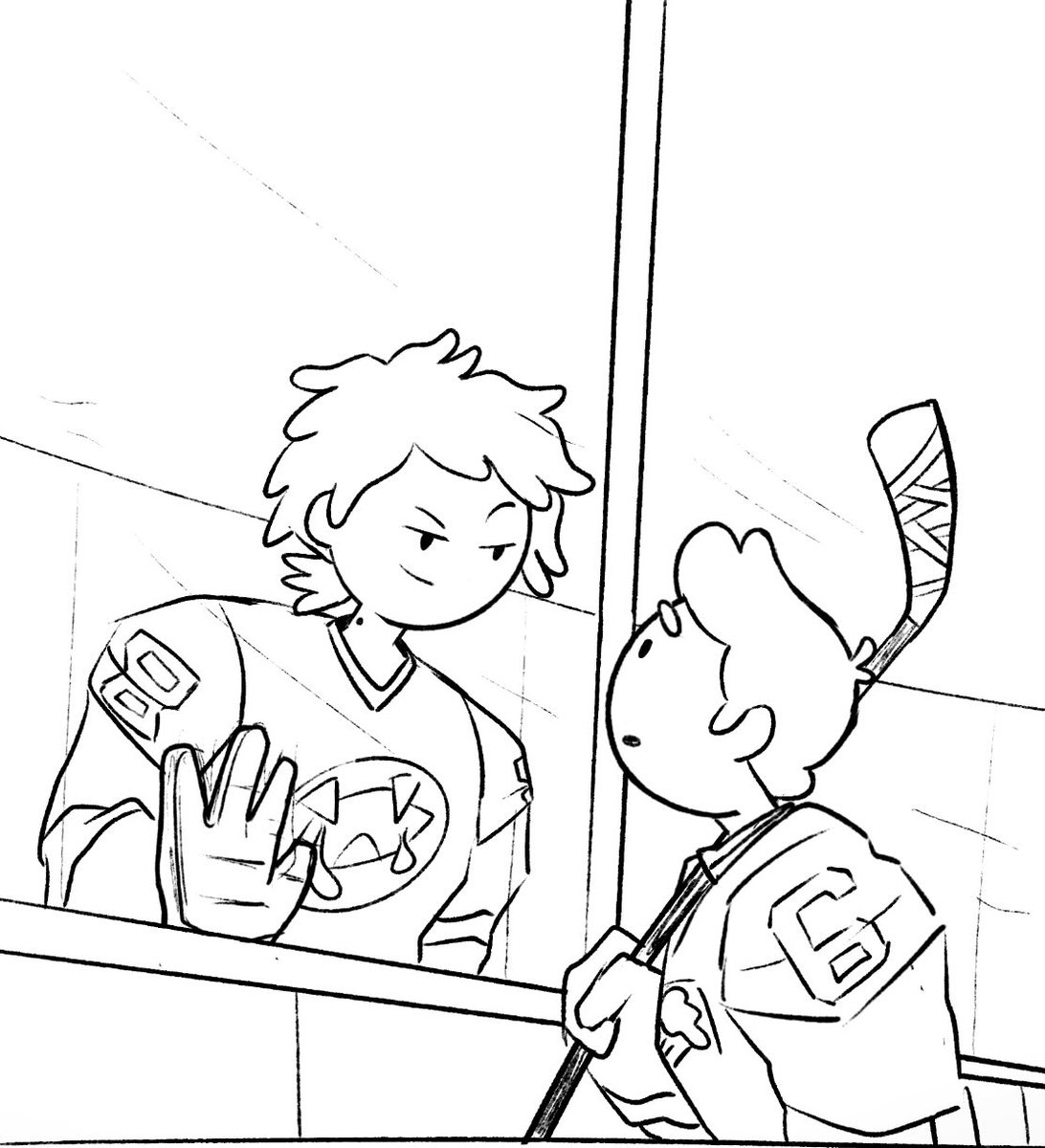 Marshall Lee and Gary Prince Heated Rivalry picture for a friend 🏒 💜 #Gumlee
