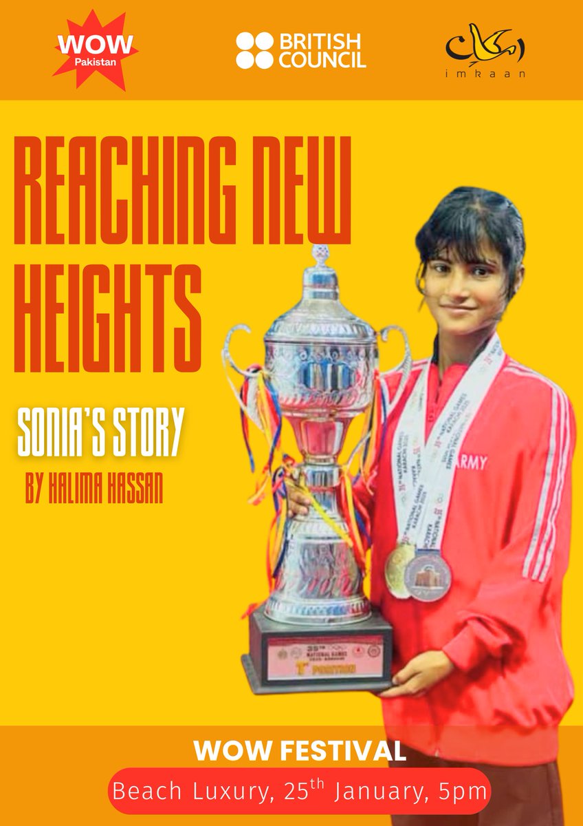 imkaanwelfare's tweet photo. Reaching New Heights 🏆
Sonia’s journey—from Machar Colony to the podium—is a story of discipline, determination, and dreams in motion.
Screening at WOW Festival | 25 Jan | 5 PM | Beach Luxury Hotel https://t.co/SmyVLgNZMc