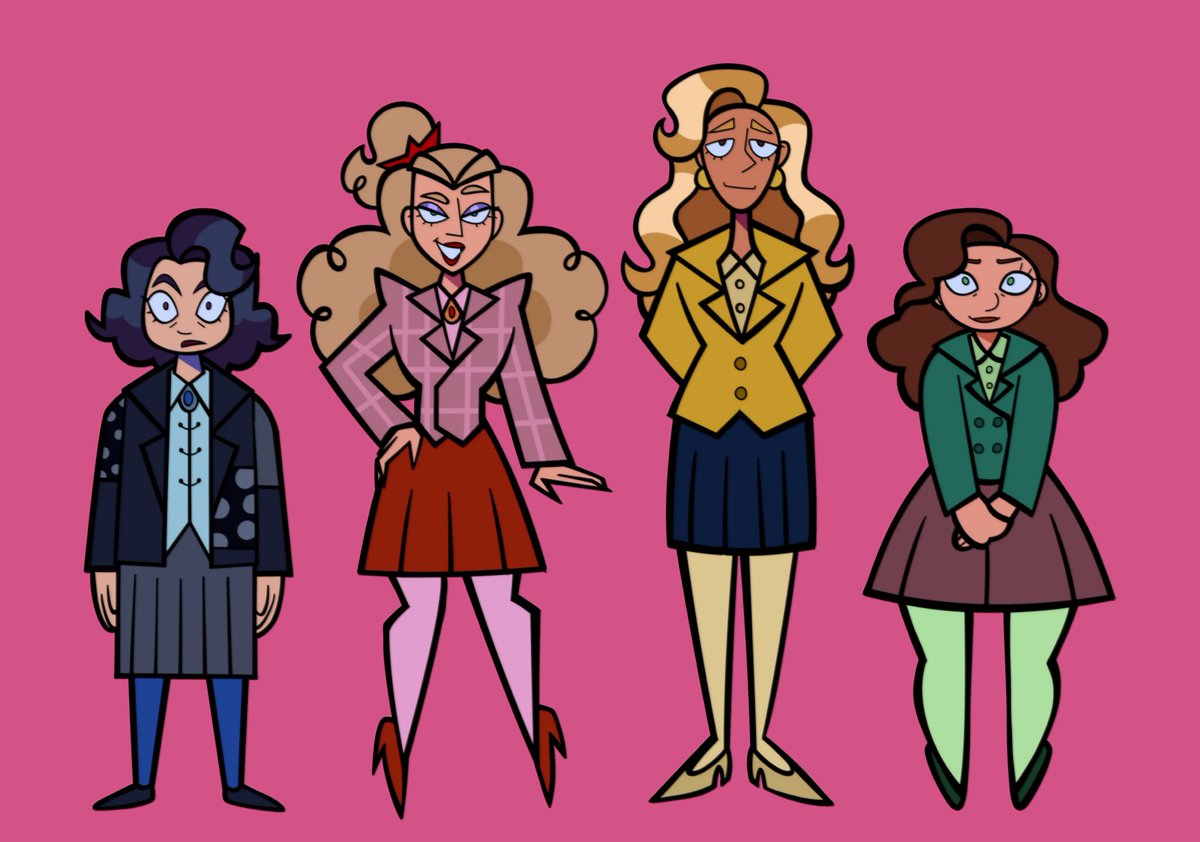 heather heather veronica and the green one