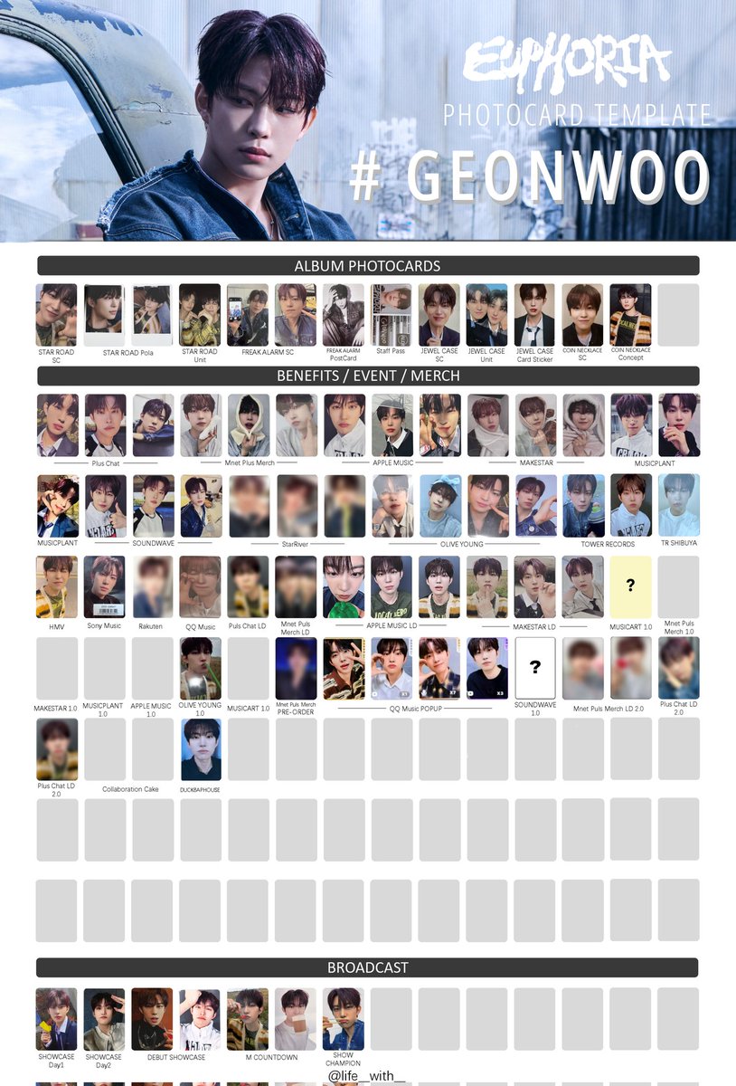 ✨Updated!! (ver.7) ︎🤍ALD1 alpha drive one photocard template