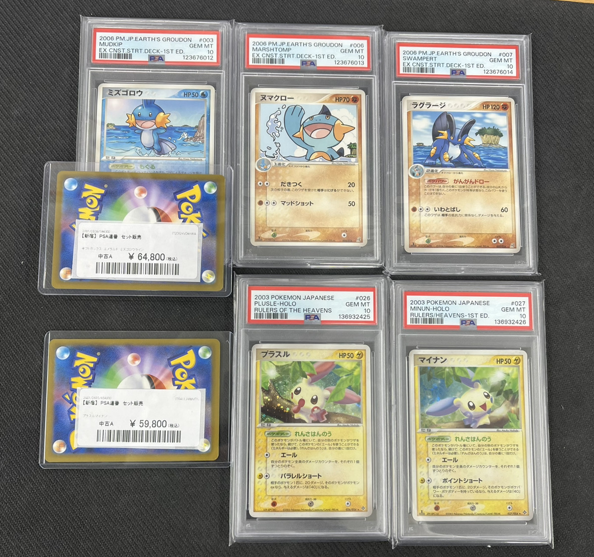 マイナン　10枚 入荷情報】 構築済みスターターのミズゴロウと 天空の覇者のプラスル