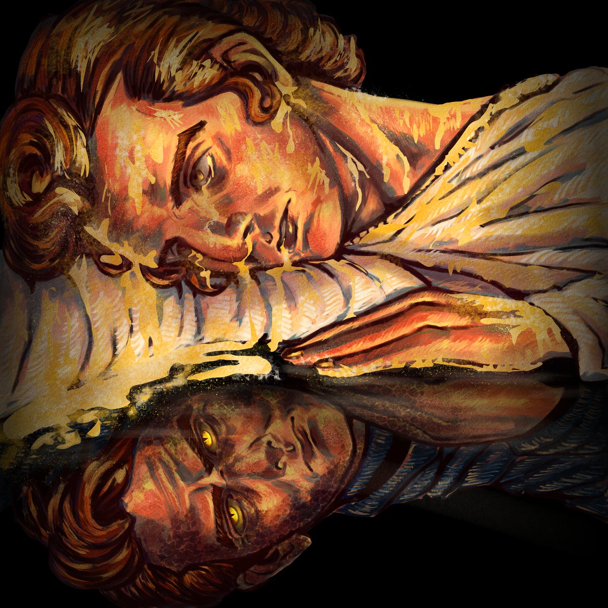 isaraposo9's tweet image. "You were an angel once"🪽
"That was a long time ago..."🐍
#GoodOmensFanArt #Crowley