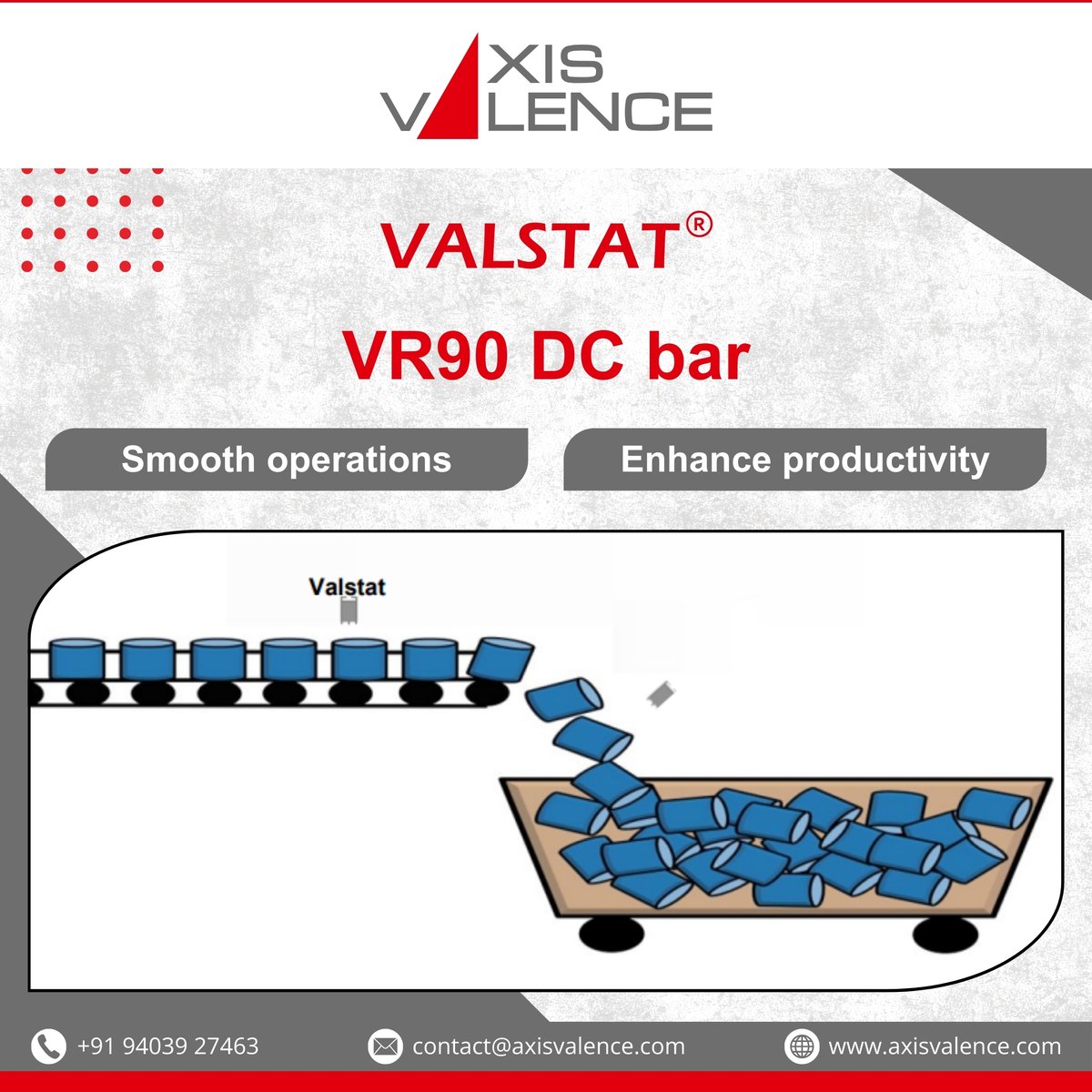 GrowYouBusiness's tweet image. Eliminate static during plastic part conveying with the Valstat VR90 DC Bar.
No sticking. Less dust. Safer, smoother operations.

Visit: axisvalence.com/wp-content/upl…

#AxisValence #Valstat #VR90DCBar #StaticElimination #PlasticConveying #ManufacturingEfficiency