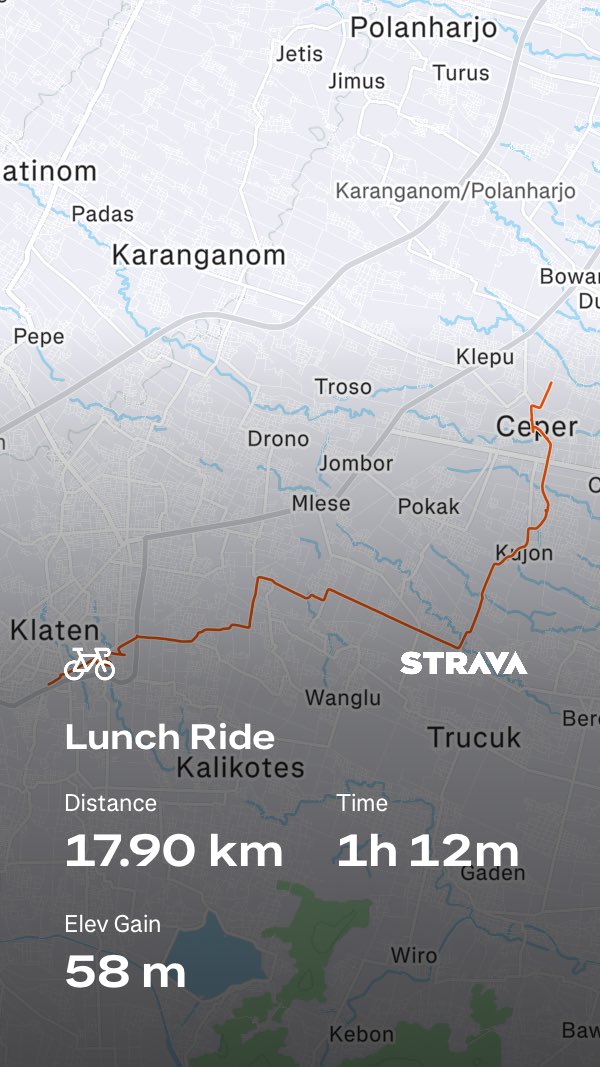 Check out my ride on Strava.
strava.app.link/0jEdLScv6Zb