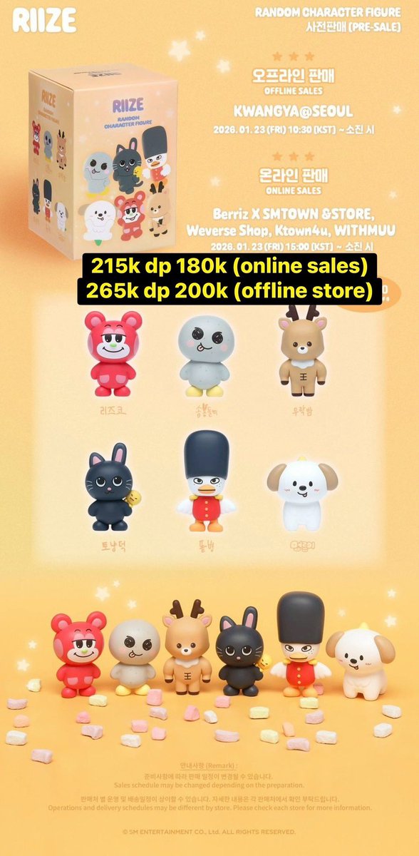 AtmosphereGo's tweet image. Open [CHARACTER FIGURE RIIZE]

• online sales by web (by HC &amp;gt; est arrived week 1/2 feb)
Figure 215k | dp 180k

• offline sales visit store (by HC &amp;gt; est arrived week 1/2 feb)
Figure 265k | dp 200k

• online sales (rilis on april)
peek-up figure 200k | dp 180k

Order by dm