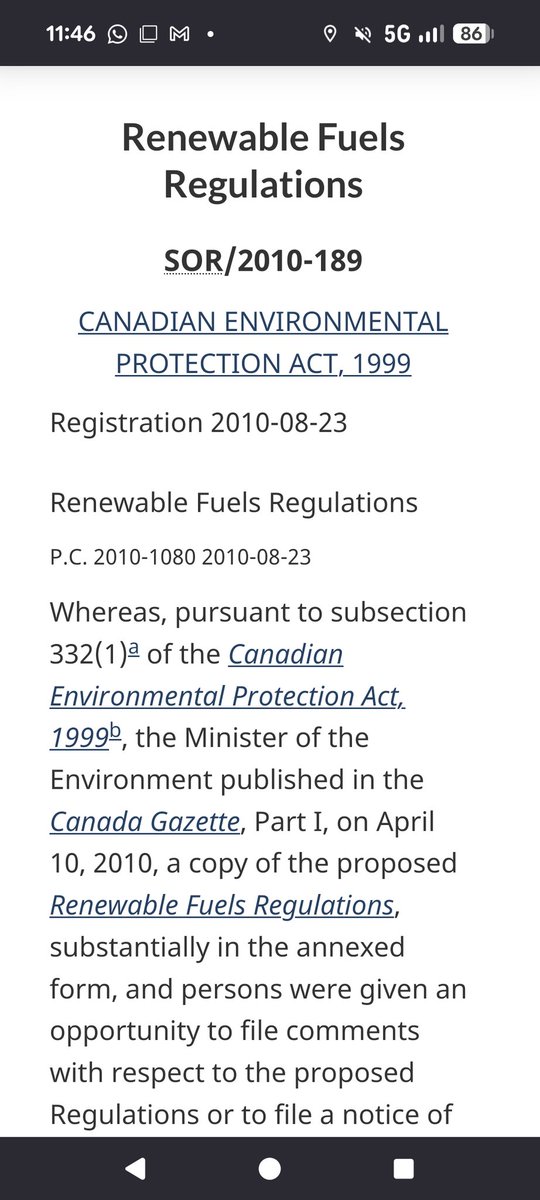 TheUniCanadian's tweet photo. @PierrePoilievre You mean the carbon tax created by the updating of the 1999 EPA in 2010. Who was the PM then? Harper? https://t.co/DE5XvwwyPs