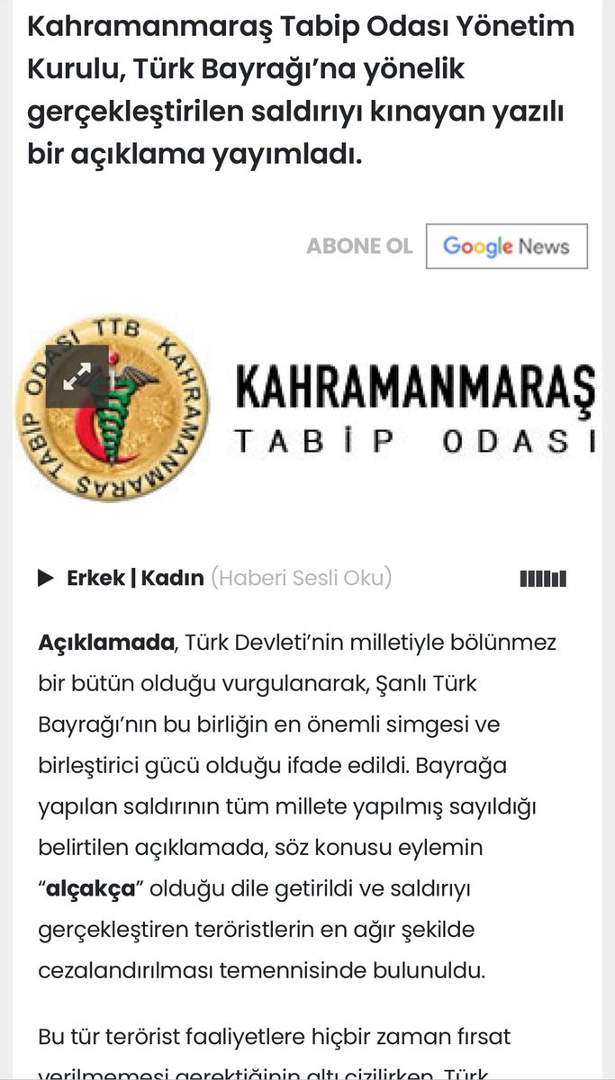 DRSARICA's tweet photo. BAYRAĞIMIZA YAPILAN SALDIRIYI KINIYORUZ.
Türk Devleti, milleti ile beraber bölünmez bir bütündür. Şanlı Türk Bayrağımız bunun en önemli simgesi ve birleştirici gücüdür. Şanlı Bayrağ��mıza yapılan alçakça saldırıyı kınıyoruz. #türkbayrağı https://t.co/tsU8QYXoDL