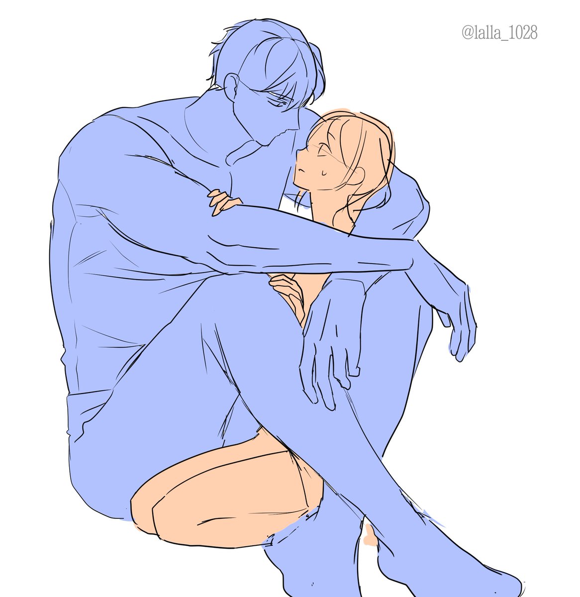 오랜만에 덕질 그림 좀 그리다가... 체격차 있으면 한품에 쏙 들어가는 걸 좋아해서 그렸는데 매번 이집트 벽화가.. 🥹혹쉬 트레틀이나 이메레스 용도로 쓰실 분 계시면 편히 써주십쇼...