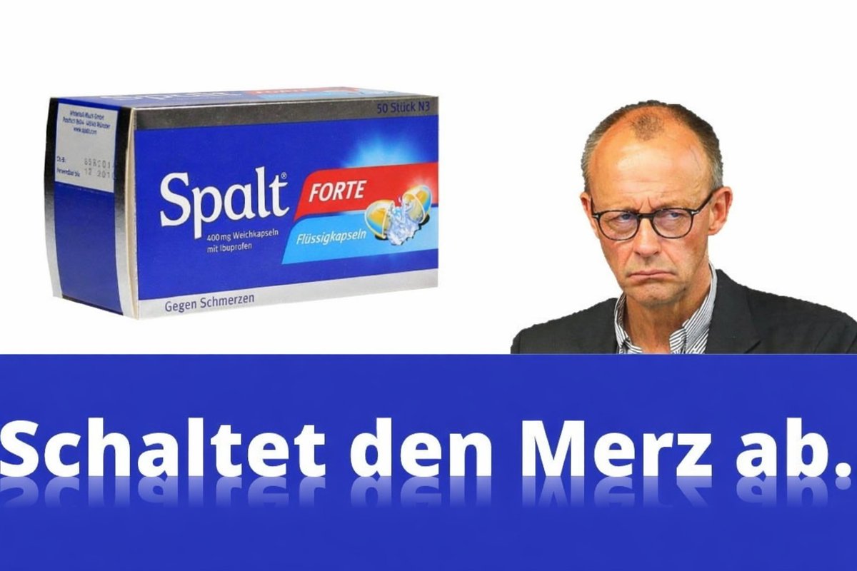 Sie fühlen sich oft empathielos?

Ihre Füße treten unkontrolliert nach unten?

Vom Thema Work-Life Balance bekommen Sie Hautausschlag?

Der #Merz wird unerträglich? 

Dafür gibt es jetzt:
