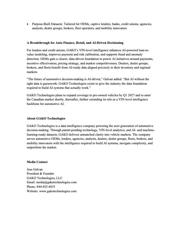 GAKO Technologies tweet media