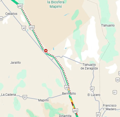 VISIONx57x's tweet photo. Buenas noches @088_GN @GN_Carreteras @CAPUFE tendrán algún reporte de accidente en el tramo de Bermejillo a Ceballos en la carretera de Torreón - Jimenez https://t.co/1f3kYgAD1q