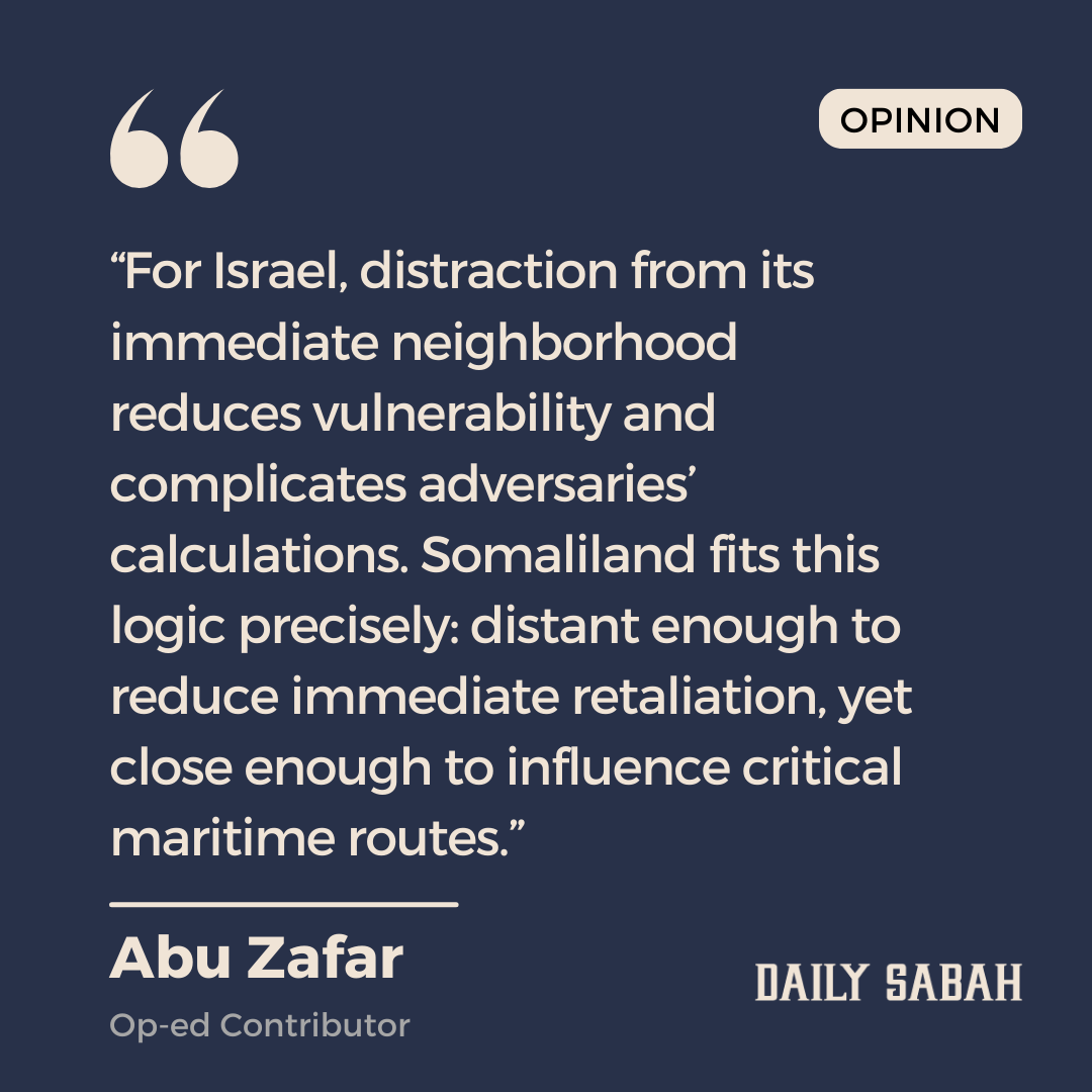 DailySabah's tweet photo. Israel’s expanding military calculus in Horn of Africa - by Abu Zafar | DS Opinion
https://t.co/66KBZBnX1x https://t.co/SQFIkJLpoh