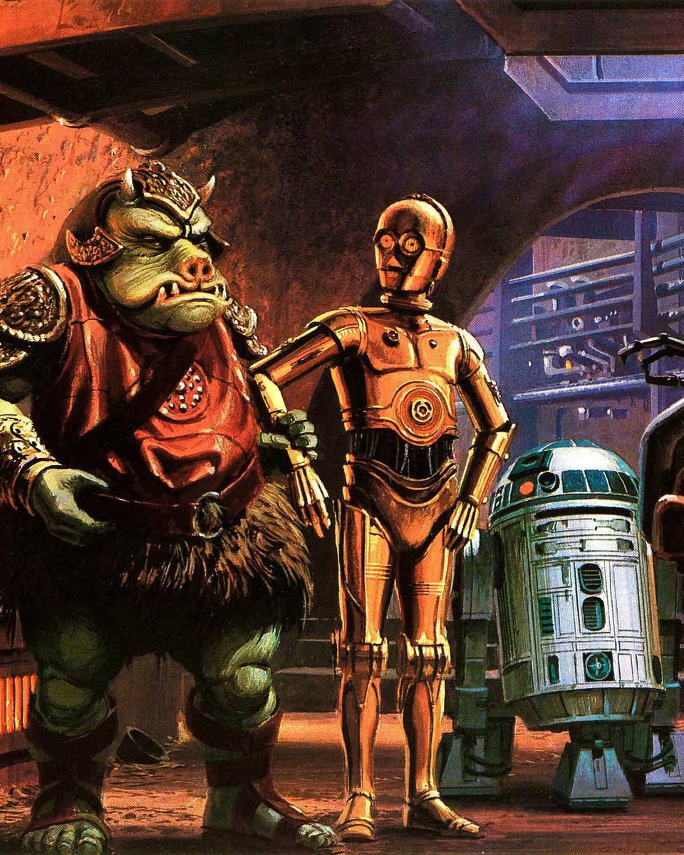 STAR WARS concept art by Ralph McQuarrie.